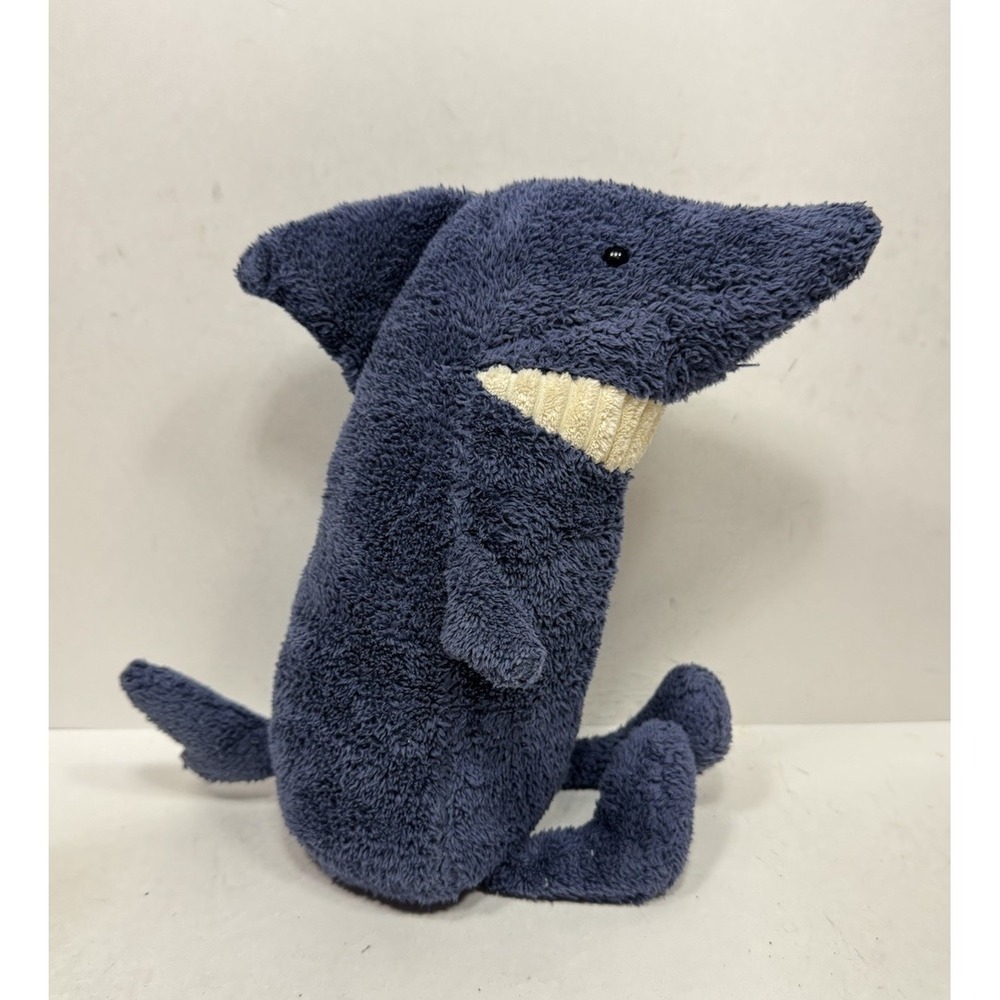 Jellycat London Retired Toothy Shark 14" Plush Stuffed Animal Soft